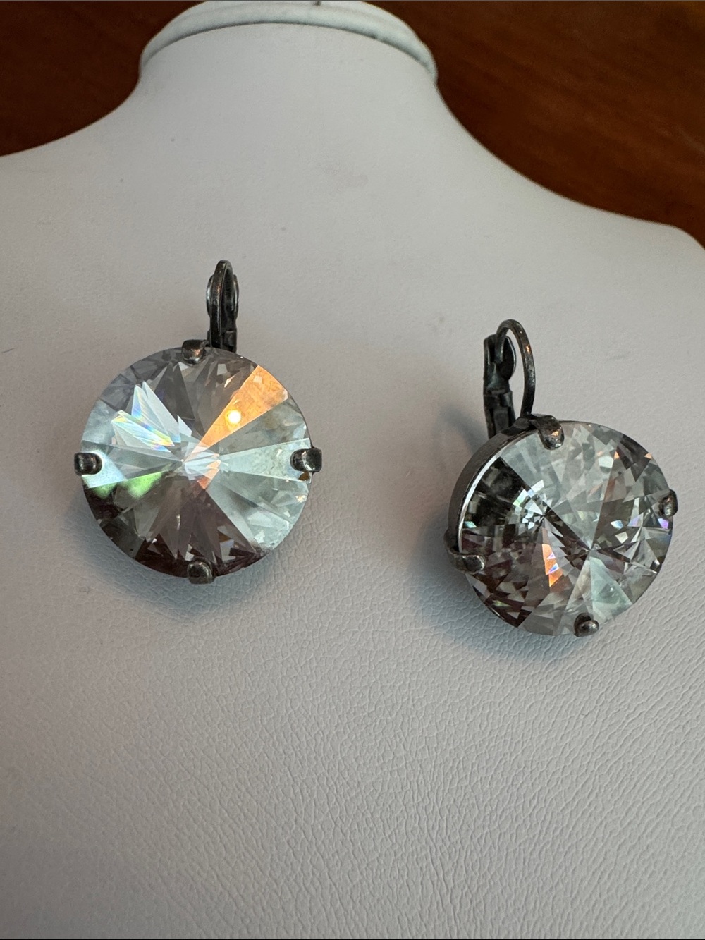 Sabika Sparkling Clear Crystal Drop Earrings - Women Jewelry